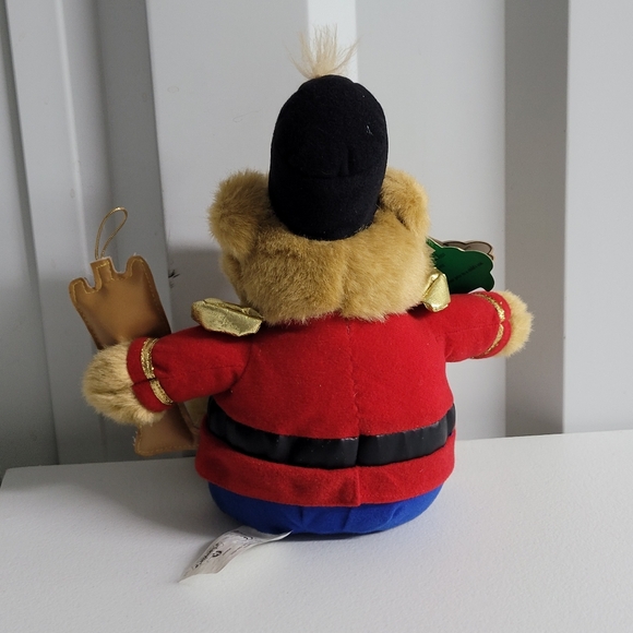 Nutcracker Bear plush by Gibson Greetings vintage NWT Christmas - Picture 3 of 10